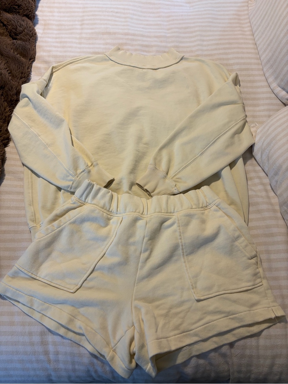 Aerie butter yellow matching set